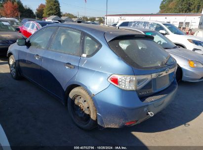 Lot #2992822639 2008 SUBARU IMPREZA 2.5I