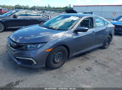 Lot #2995280801 2020 HONDA CIVIC LX