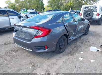 Lot #2995280801 2020 HONDA CIVIC LX