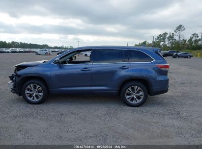 Lot #2995296981 2015 TOYOTA HIGHLANDER LE PLUS V6