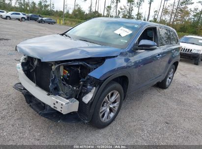 Lot #2995296981 2015 TOYOTA HIGHLANDER LE PLUS V6