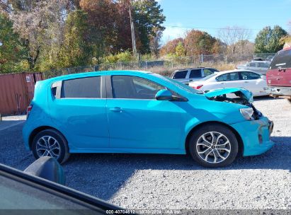 Lot #2995296912 2020 CHEVROLET SONIC FWD  LT 5-DOOR