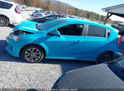 Lot #2995296912 2020 CHEVROLET SONIC FWD  LT 5-DOOR