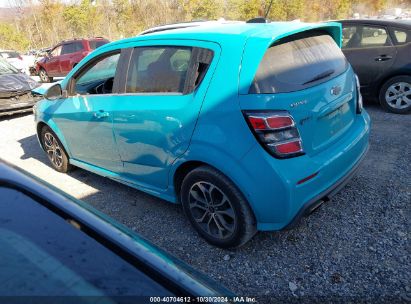 Lot #2995296912 2020 CHEVROLET SONIC FWD  LT 5-DOOR