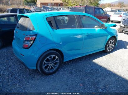 Lot #2995296912 2020 CHEVROLET SONIC FWD  LT 5-DOOR