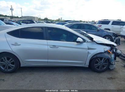 Lot #3035085307 2018 HYUNDAI ELANTRA SEL