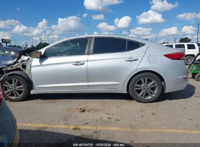 Lot #3035085307 2018 HYUNDAI ELANTRA SEL