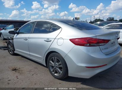 Lot #3035085307 2018 HYUNDAI ELANTRA SEL