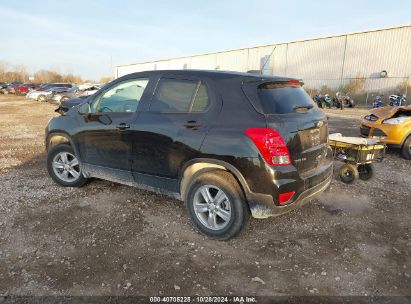 Lot #3037546930 2022 CHEVROLET TRAX AWD LS