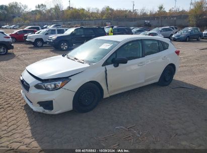 Lot #3001577056 2018 SUBARU IMPREZA 2.0I