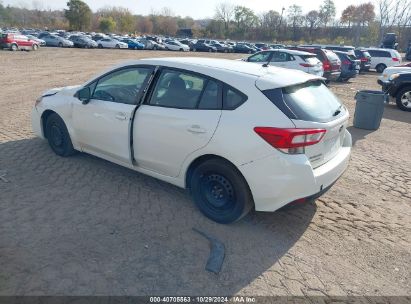 Lot #3001577056 2018 SUBARU IMPREZA 2.0I