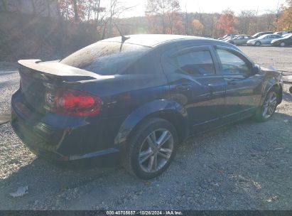 Lot #2995296844 2012 DODGE AVENGER SXT PLUS