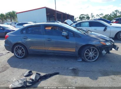 Lot #2992823099 2012 HONDA CIVIC LX