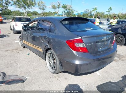 Lot #2992823099 2012 HONDA CIVIC LX