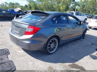 Lot #2992823099 2012 HONDA CIVIC LX