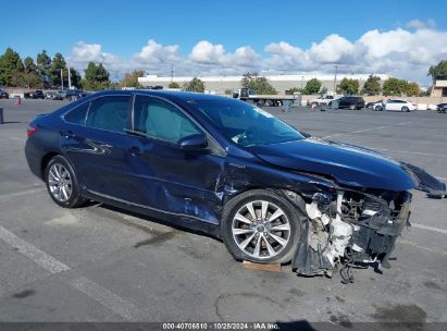 Lot #2992832651 2017 TOYOTA CAMRY HYBRID XLE