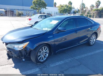 Lot #2992832651 2017 TOYOTA CAMRY HYBRID XLE