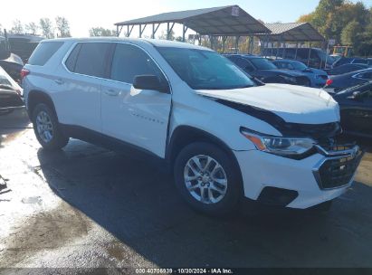 Lot #2990347263 2021 CHEVROLET TRAVERSE FWD LS