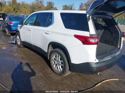 Lot #2990347263 2021 CHEVROLET TRAVERSE FWD LS