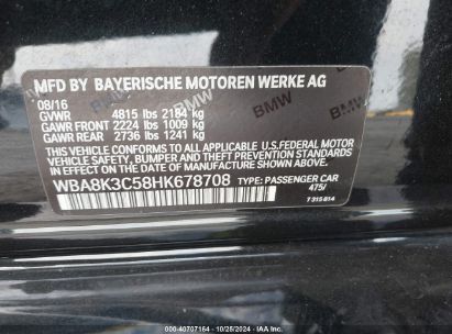 Lot #2992813696 2017 BMW 330I XDRIVE