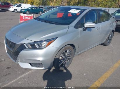 Lot #3035089800 2021 NISSAN VERSA SV XTRONIC CVT