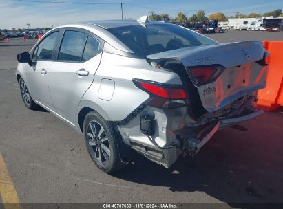 Lot #3035089800 2021 NISSAN VERSA SV XTRONIC CVT