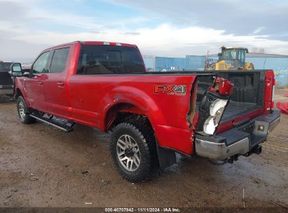 Lot #3050075588 2017 FORD F-350 LARIAT