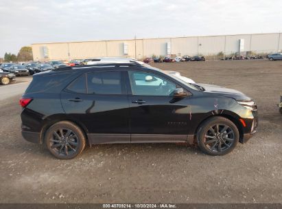 Lot #3037546823 2022 CHEVROLET EQUINOX FWD RS