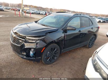 Lot #3037546823 2022 CHEVROLET EQUINOX FWD RS