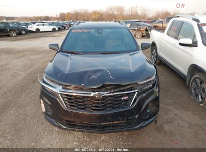 Lot #3037546823 2022 CHEVROLET EQUINOX FWD RS