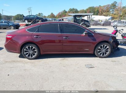 Lot #2996536186 2016 TOYOTA AVALON HYBRID XLE PREMIUM