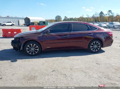 Lot #2996536186 2016 TOYOTA AVALON HYBRID XLE PREMIUM