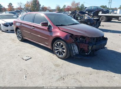 Lot #2996536186 2016 TOYOTA AVALON HYBRID XLE PREMIUM