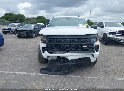 Lot #3035074810 2024 CHEVROLET SILVERADO 1500 2WD  SHORT BED CUSTOM