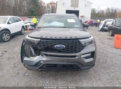 Lot #2995296626 2022 FORD EXPLORER ST-LINE