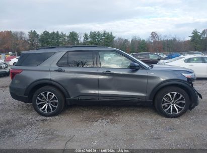 Lot #2995296626 2022 FORD EXPLORER ST-LINE