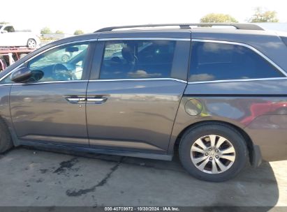 Lot #3035707682 2016 HONDA ODYSSEY EX-L