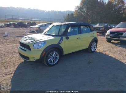 Lot #3025489691 2012 MINI COOPER S COUNTRYMAN