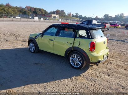 Lot #3025489691 2012 MINI COOPER S COUNTRYMAN