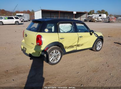 Lot #3025489691 2012 MINI COOPER S COUNTRYMAN