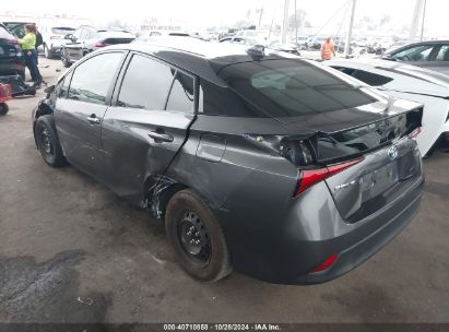 Lot #3031250602 2020 TOYOTA PRIUS L ECO