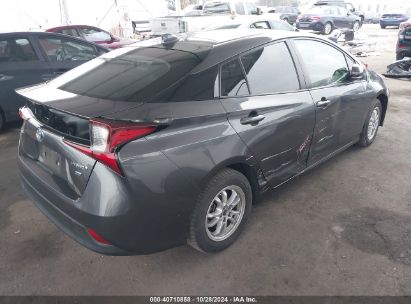 Lot #3031250602 2020 TOYOTA PRIUS L ECO