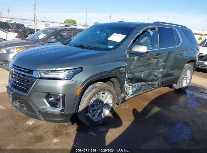 Lot #3046368687 2022 CHEVROLET TRAVERSE FWD LT LEATHER