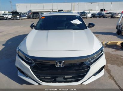 Lot #3035085243 2022 HONDA ACCORD SPORT 2.0T