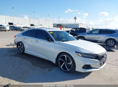 Lot #3035085243 2022 HONDA ACCORD SPORT 2.0T