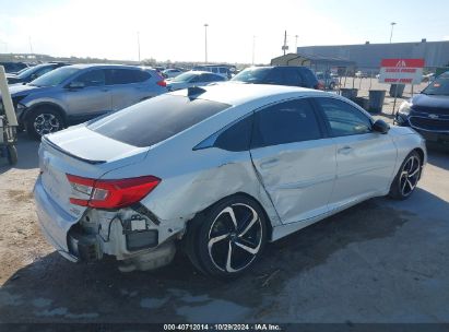 Lot #3035085243 2022 HONDA ACCORD SPORT 2.0T