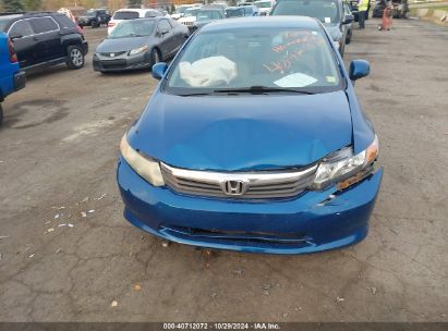 Lot #2996536139 2012 HONDA CIVIC SDN LX