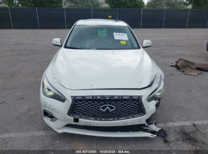 Lot #2990347315 2020 INFINITI Q50 LUXE AWD