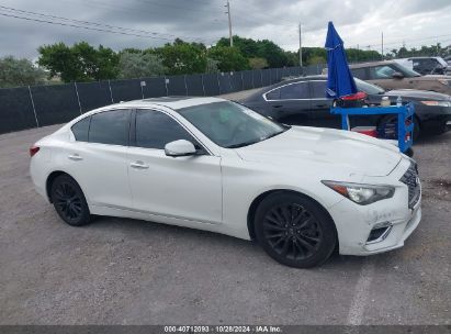 Lot #2990347315 2020 INFINITI Q50 LUXE AWD