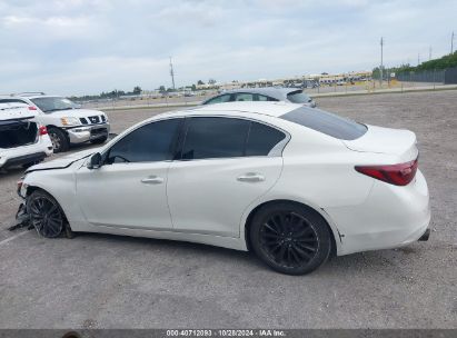 Lot #2990347315 2020 INFINITI Q50 LUXE AWD